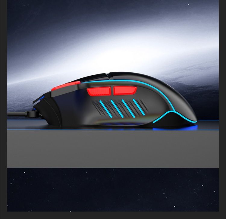 Digitex Digitex Viper Q6 Wired Gaming Mouse E-sports Luminous Desktop Computer Notebook Office Home Lol Macro Programming USB_voghion.com