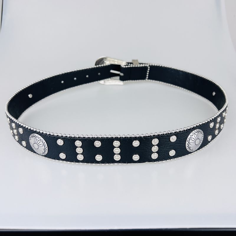 Western Cowboy Gürtel Mittelalter Nieten Retro Hardware Punk Gürtel Unisex Mode_voghion.com