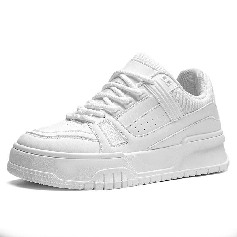Scarpe da uomo autunnali nuove traspiranti bianche di design di nicchia versatili per giovani sportivi con suola spessa casual da uomo_voghion.com