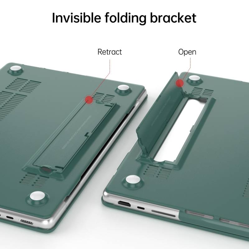 Para Macbook Air 13 A1932/A2179/A2337 Funda protectora para portátil translúcida esmerilada_voghion.com
