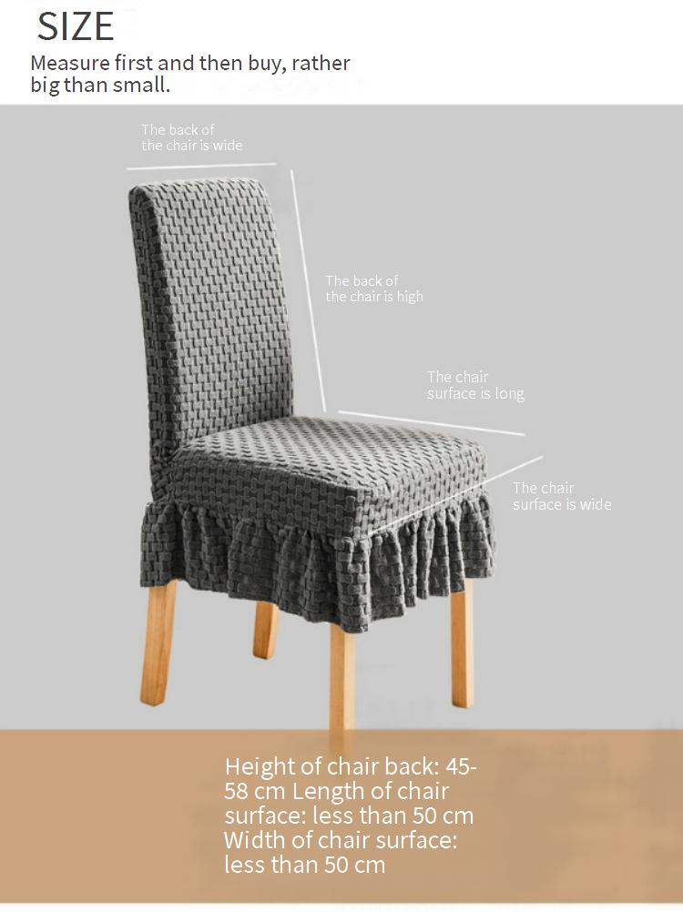 Home Garden Rok Stoelhoes Gebreide Jacquard Eettafel Stoelhoes Elastische Krukhoes Universele Verdikte Geïntegreerde Stoelhoes_voghion.com