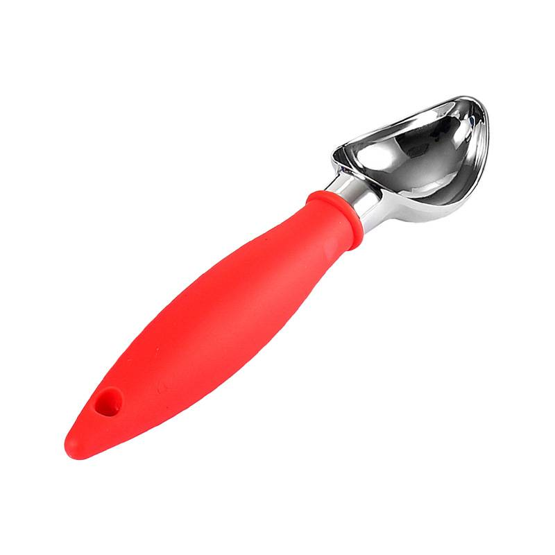 Cucchiaio per gelato e frutta in acciaio inox - Dosatore professionale a doppia faccia per preparare perfetti gelati, sorbetti e palline di anguria (lavabile in lavastoviglie)_voghion.com