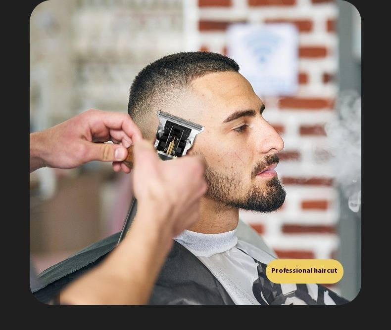 Professioneller Haarschneider – Kabelloser Trimmer aus Titan mit LCD-Display, ultraleisen Motor und Schnellladung Typ C für Männer, Frauen und Haustiere_voghion.com