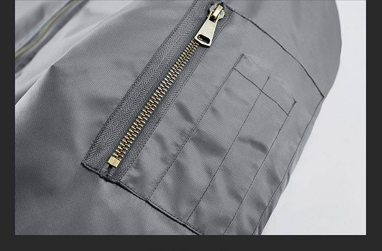 Chaqueta bomber de invierno para hombre, cortavientos, con cuello alto, relleno de plumón de pato Power de 900 pulgadas cúbicas, estilo cortavientos, corte ajustado, varios colores._voghion.com