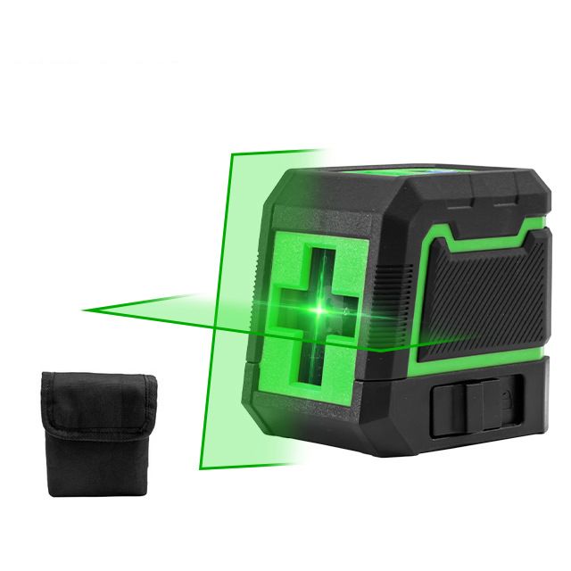 Self-Leveling Green Laser Level - 2-Line Cross Line Laser Tool With Auto Alignment, 360° Coverage & Bright Beam For DIY & Professional Use_voghion.com