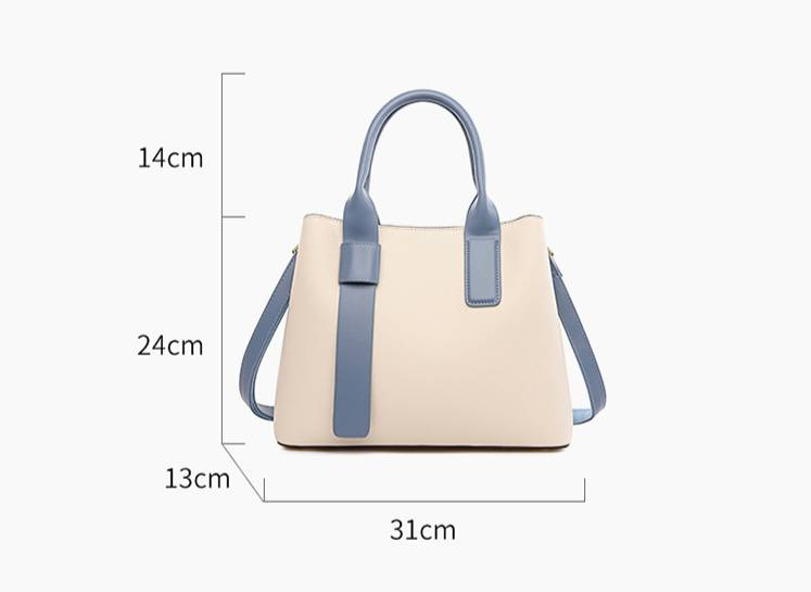 Women's Bags New Style Versatile Women's Handbag, Fashionable Color Blocked Large Capacity Tote Bag For Work And Commuting, Shoulder Bag For Women._voghion.com