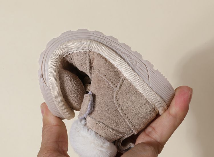 Neu Winter Schnee Stiefel Unisex Leder Nette Jungen Mädchen Warme Baumwolle Kinder Turnschuhe Weichen Boden_voghion.com