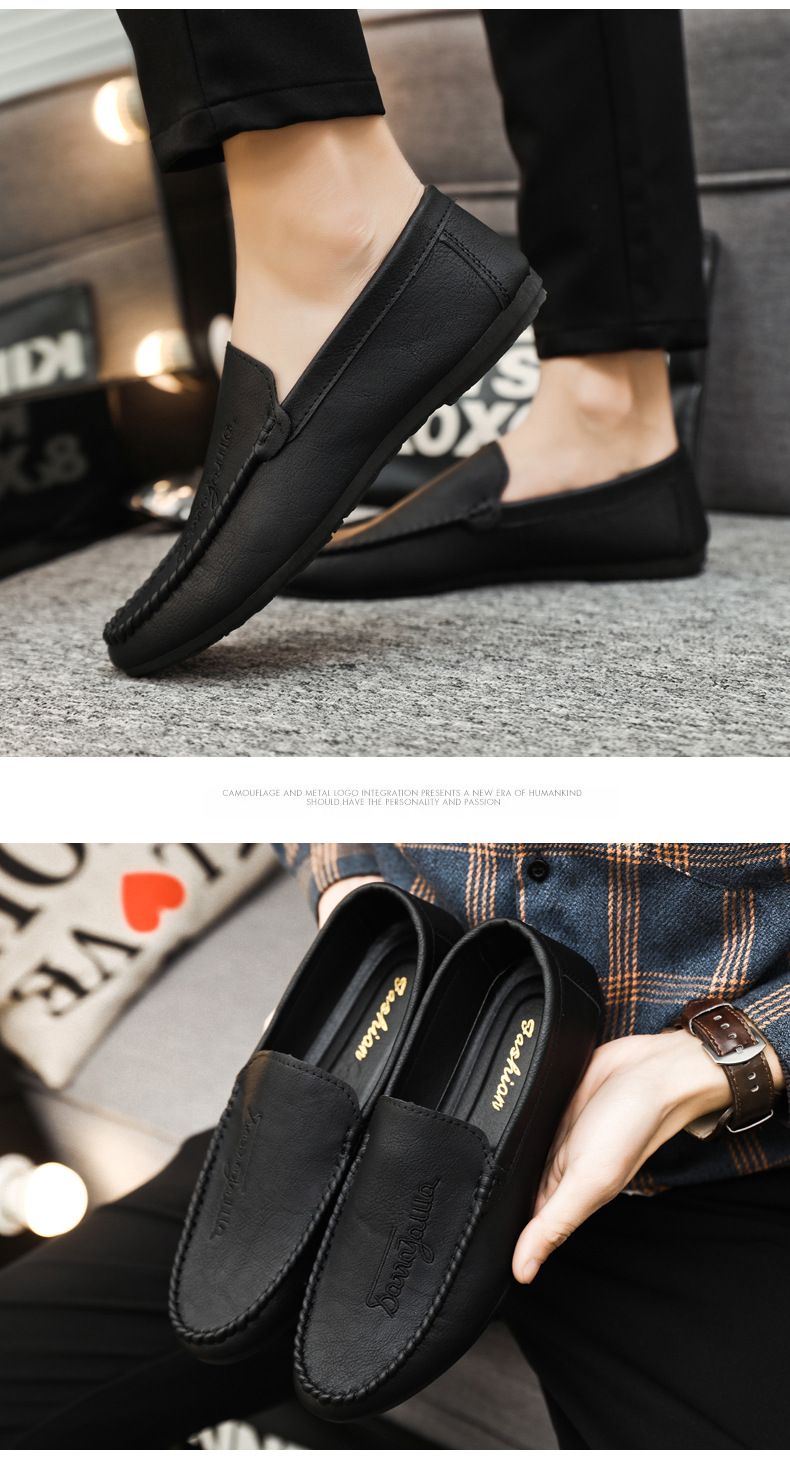 SHLIANG Herr Modeskor Nya Casual Skor för Herr Slip-On Loafers Bekväma Mjuka Läderskor Andningsbara Mockasiner Y0165_voghion.com