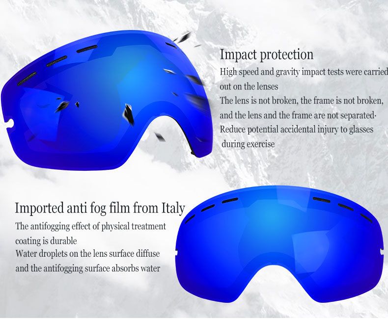 Outdoor Duebelschützer fir Niwwel a Sand, Sportbrëller, Cocker Goggles, Skibrëller, Männer a Fraen_voghion.com