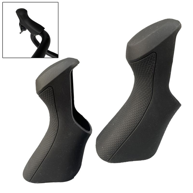 Copri leva cambio in gomma Copri leva freno Proteggi per parti di biciclette da strada Shimano Ultegra Di2 ST-6870_voghion.com