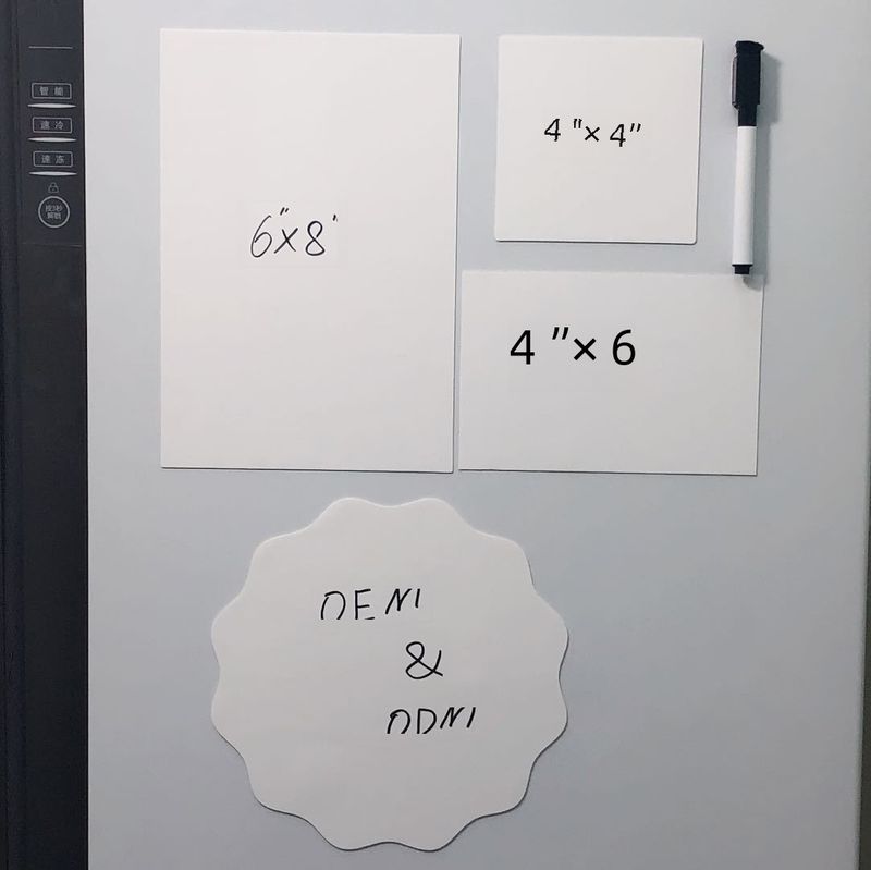 Erasable Post-it notes PVC dry-erase whiteboard note stickers waterproof repeated use thickness 0.38mm_voghion.com