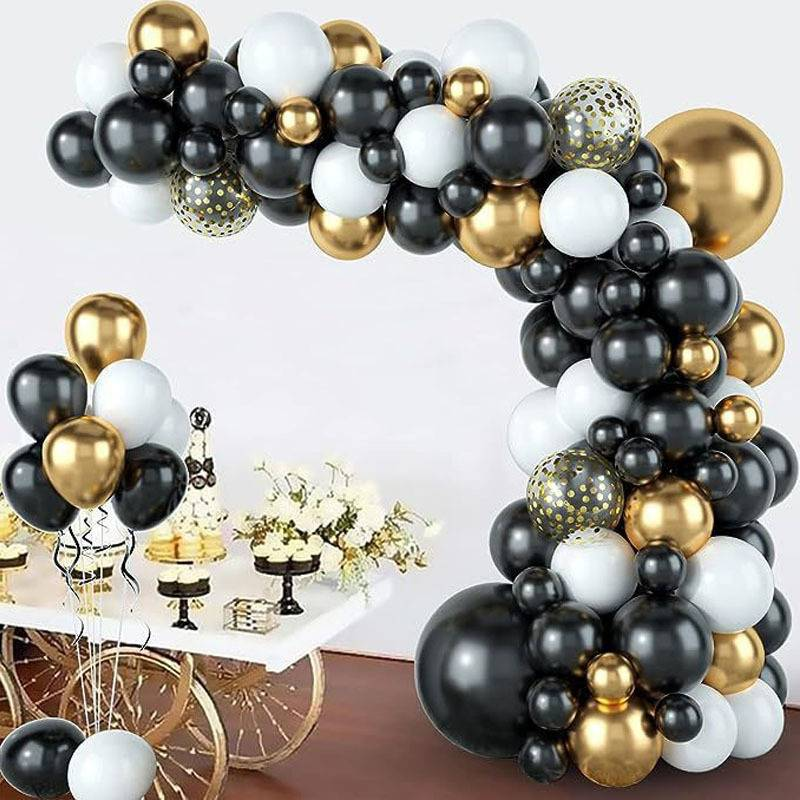 Wedding Birthday Balloon Decor Kit 150pcs Premium Balloons With Arch Frame Garland String For Bridal Room Party New Year Decoration_voghion.com