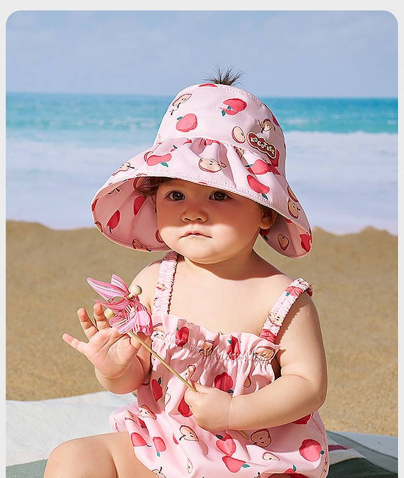 Cappello da sole per neonati – Protezione UV UPF 50+ e traspirante per neonati e bambini piccoli – Cappellino estivo leggero a tesa larga_voghion.com