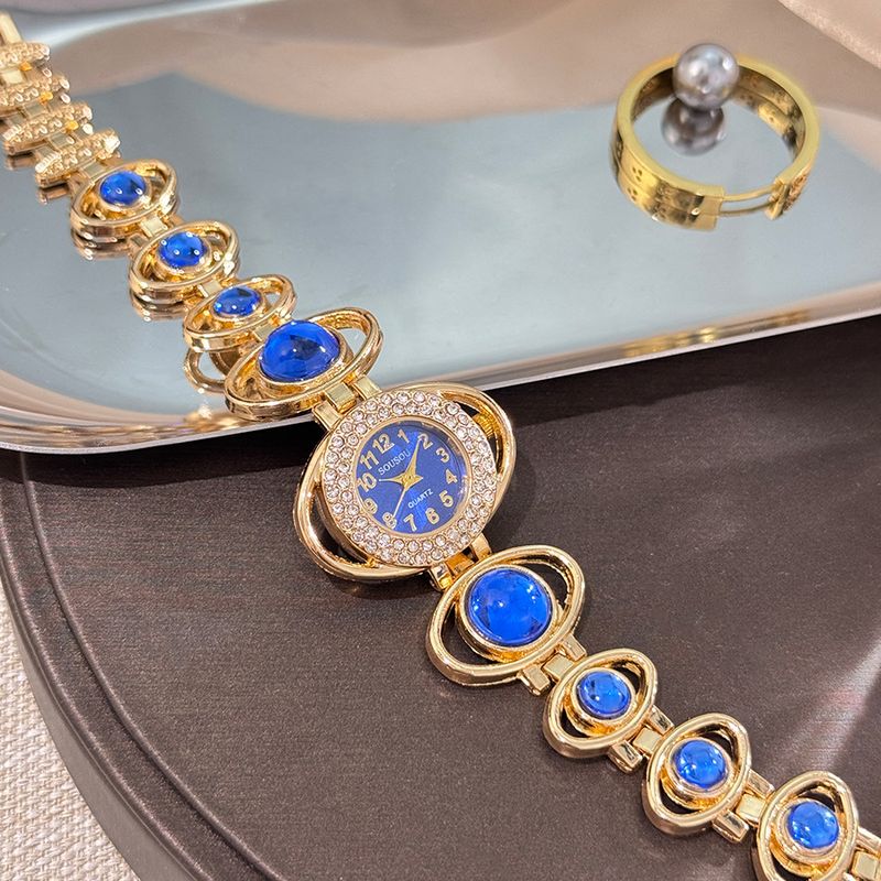 Orologio da donna alla moda, digitale, di lusso, con pietra, semplice, con decorazione a forma di nebulosa, per lavoro quotidiano, compleanno, anniversario, regalo di San Valentino_voghion.com