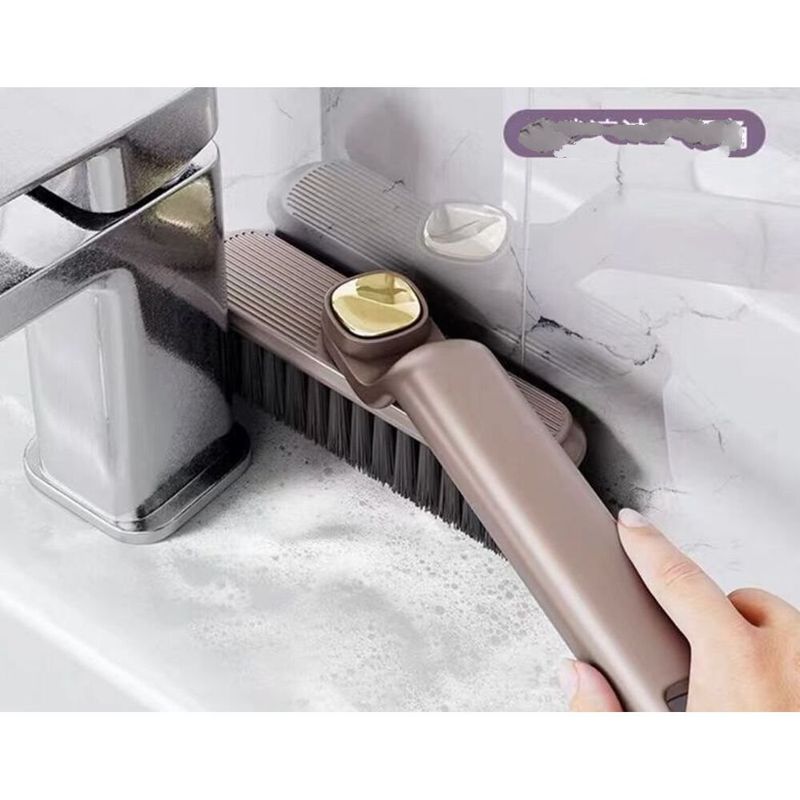Çok İşlevli Gap 360° Dönebilen Tuvalet Banyo Zemin Temizleme Uzun Saplı Fırça_voghion.com