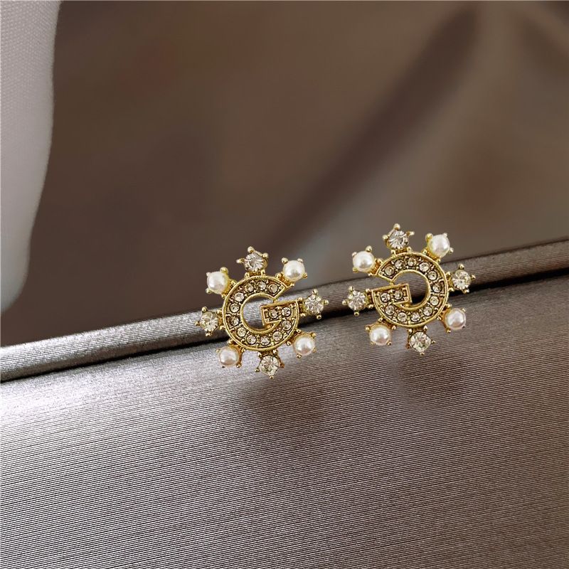 Damen-Accessoires, Diamant-Set, einfaches Temperament, Design, Sinn für Trend-Ohrringe_voghion.com