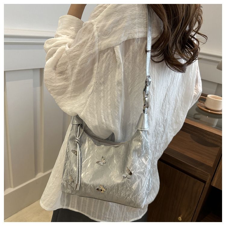 Borsa a tracolla multifunzionale National Sty per donna, nuovo design alla moda con fiocco e grande capacità_voghion.com