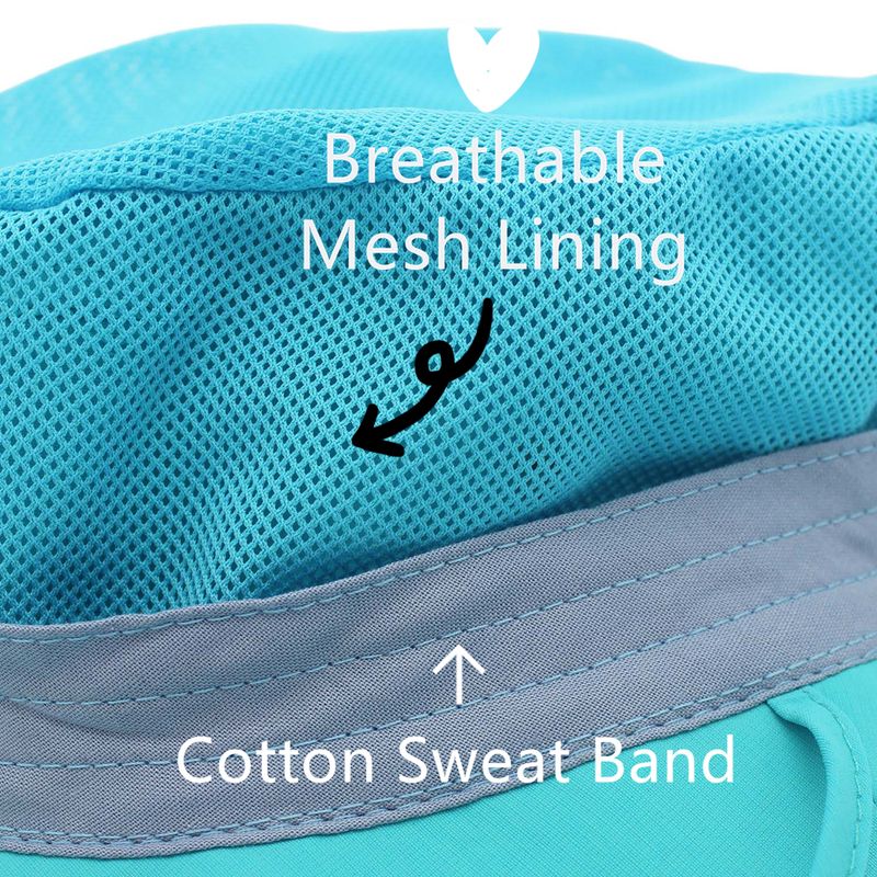 Cappello da pescatore da donna alla moda Connectyle, regolabile, traspirante, antivento, ad asciugatura rapida, protezione UV, tesa larga, per sole, all'aperto, tutti i giorni_voghion.com