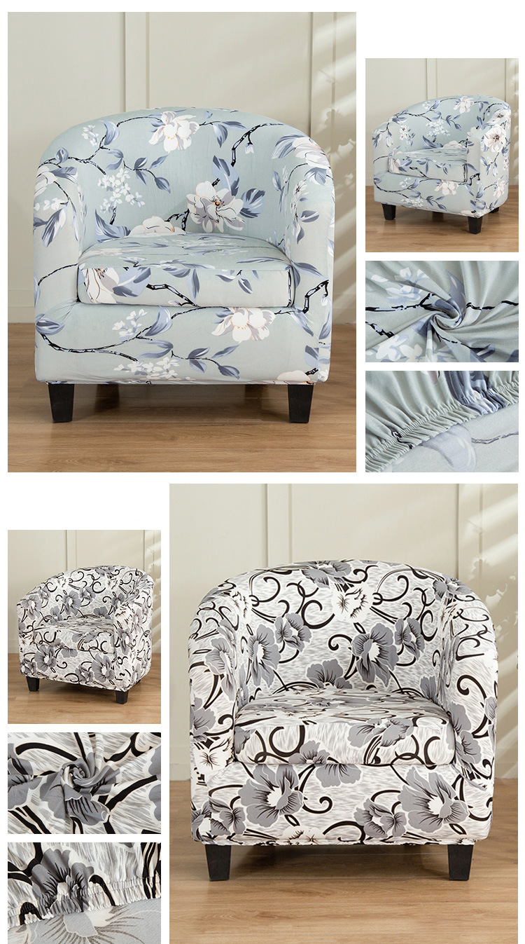 Copridivano singolo per poltrona club, fodera protettiva all-inclusive, copridivano per poltrona da vasca semicircolare_voghion.com