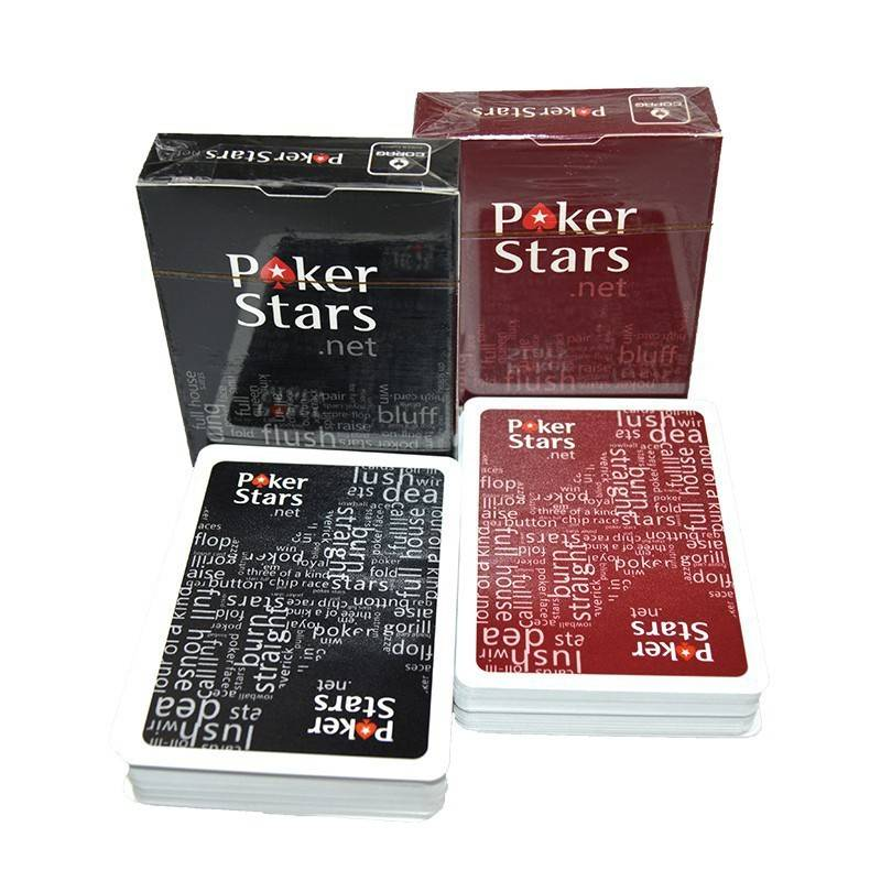 Poker Stars Texas Hold'em Carte larghe Grandi lettere Carte da gioco smerigliate resistenti all'usura impermeabili_voghion.com