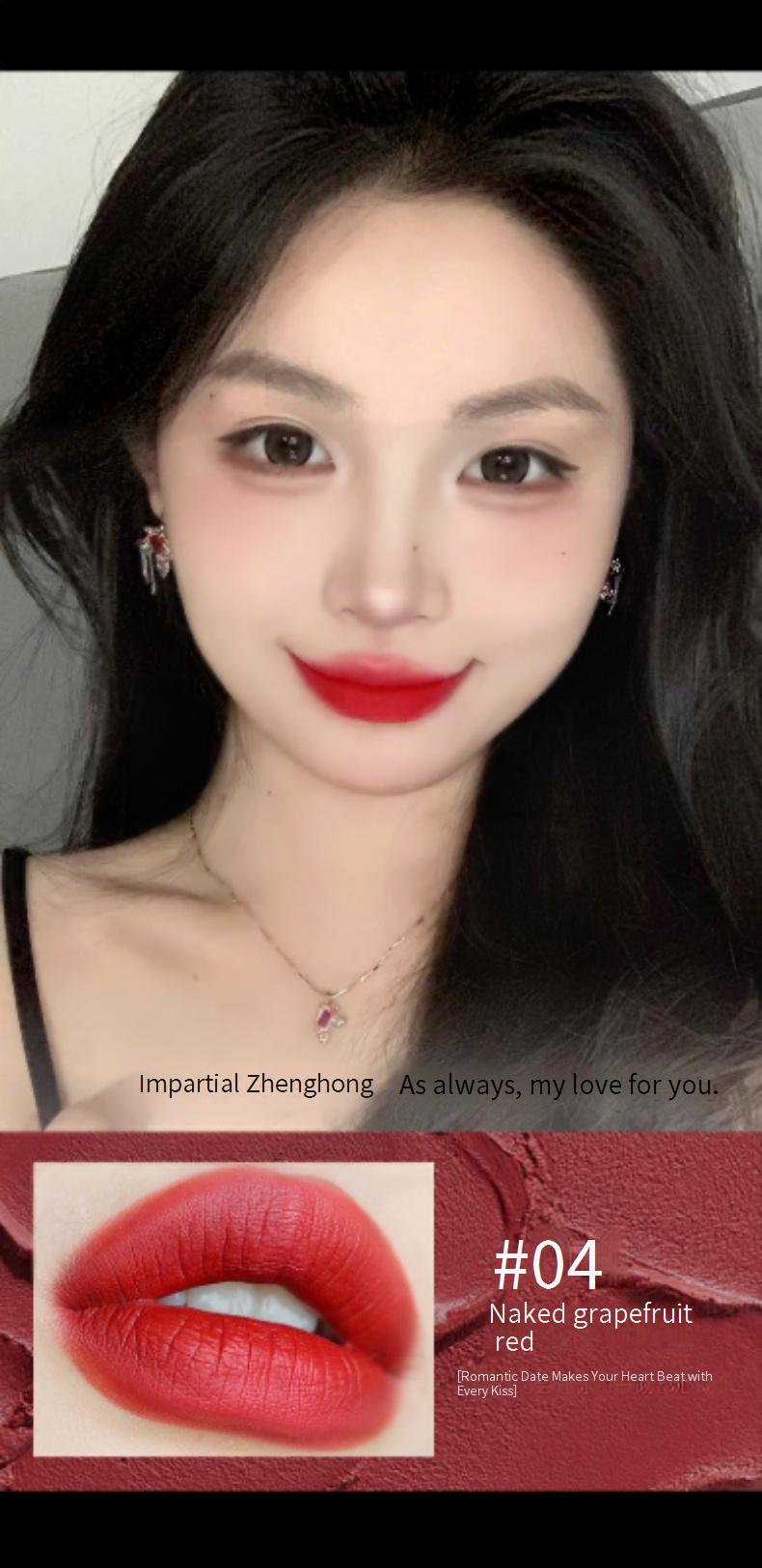 Yuliyula Charm Soft Focus Bag Lipstick Set Valentine's Day Birthday Gift Box Non Stick Cup Not Easy Color Lipstick_voghion.com