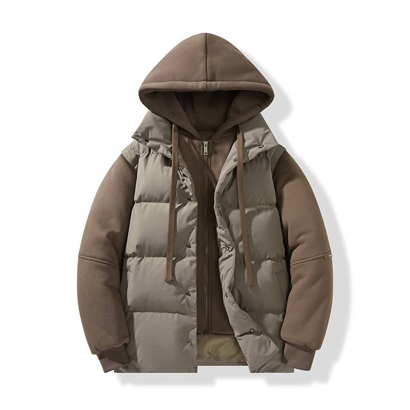 Herren-Winterjacke mit Kapuze im Lagendesign – Verdickter, locker sitzender Baumwollmantel mit modischem Design für die Freizeit_voghion.com