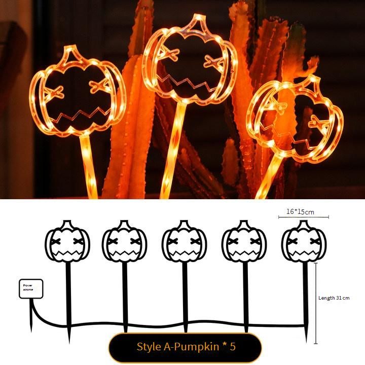Halloween LED Suction Cup Lights - Battery & Solar Powered Spooky Decorations For Indoor/Outdoor, Window, Balcony_voghion.com