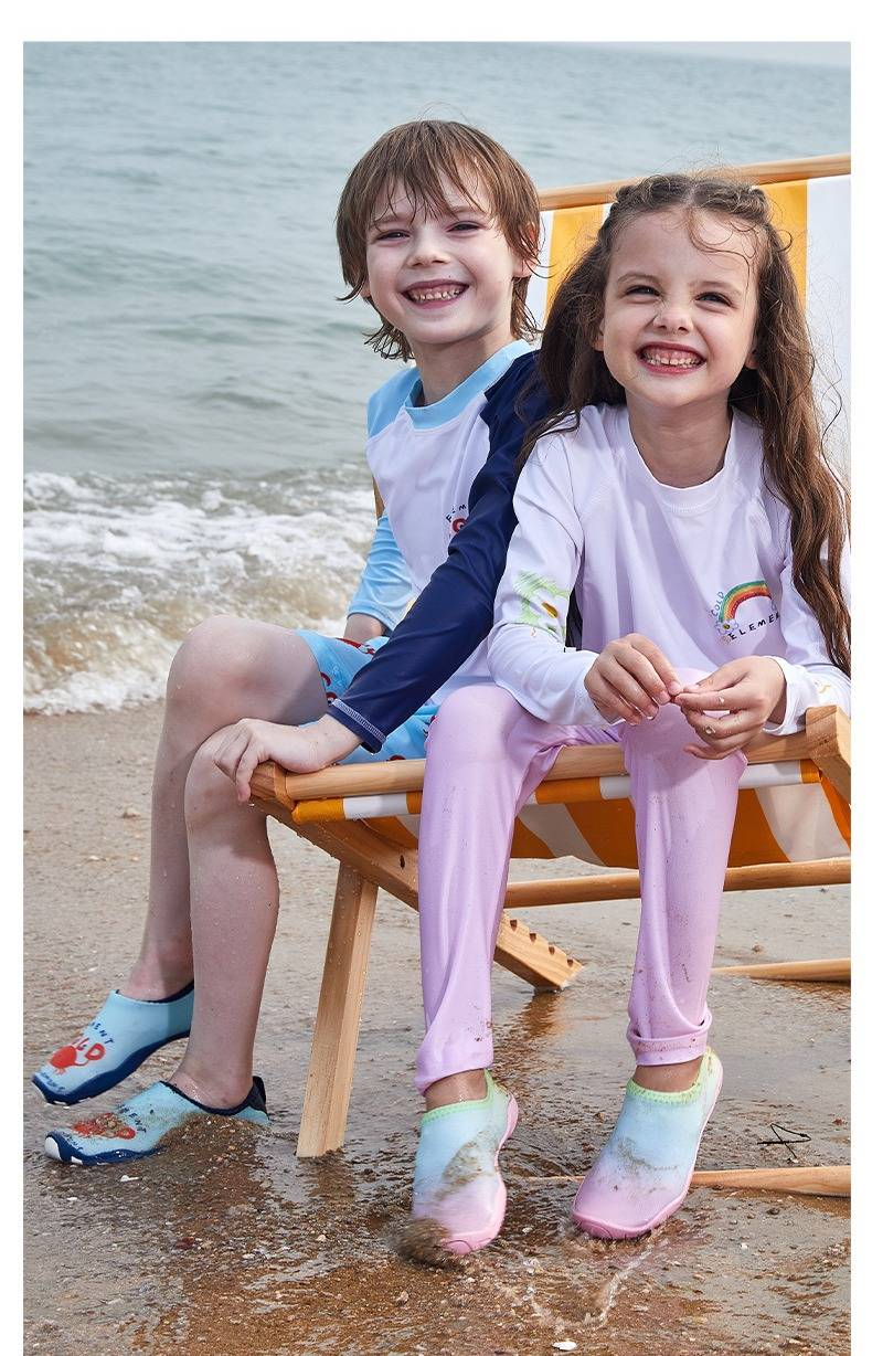 Dziecięce buty do wody – antypoślizgowe, chroniące palce i pięty, szybkoschnące skarpetki plażowe dla chłopców i dziewcząt (rozmiary 28–34)_voghion.com