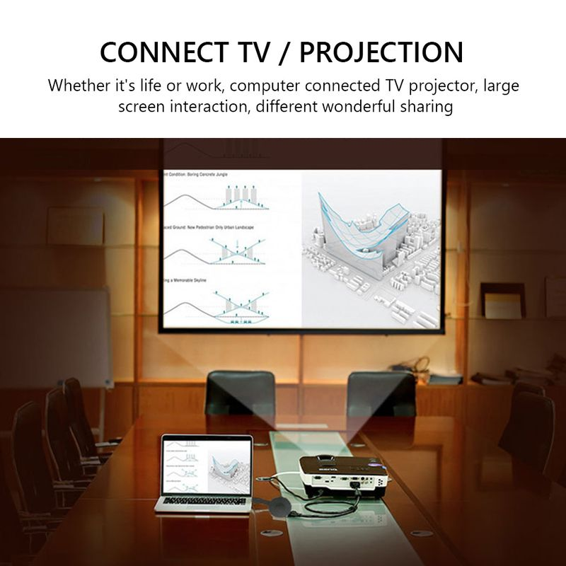 To TV 2.4G Wireless WiFi Mirroring Cable HDMI-compatible Adapter 1080P Display Dongle For I Samsung Huawei Android_voghion.com