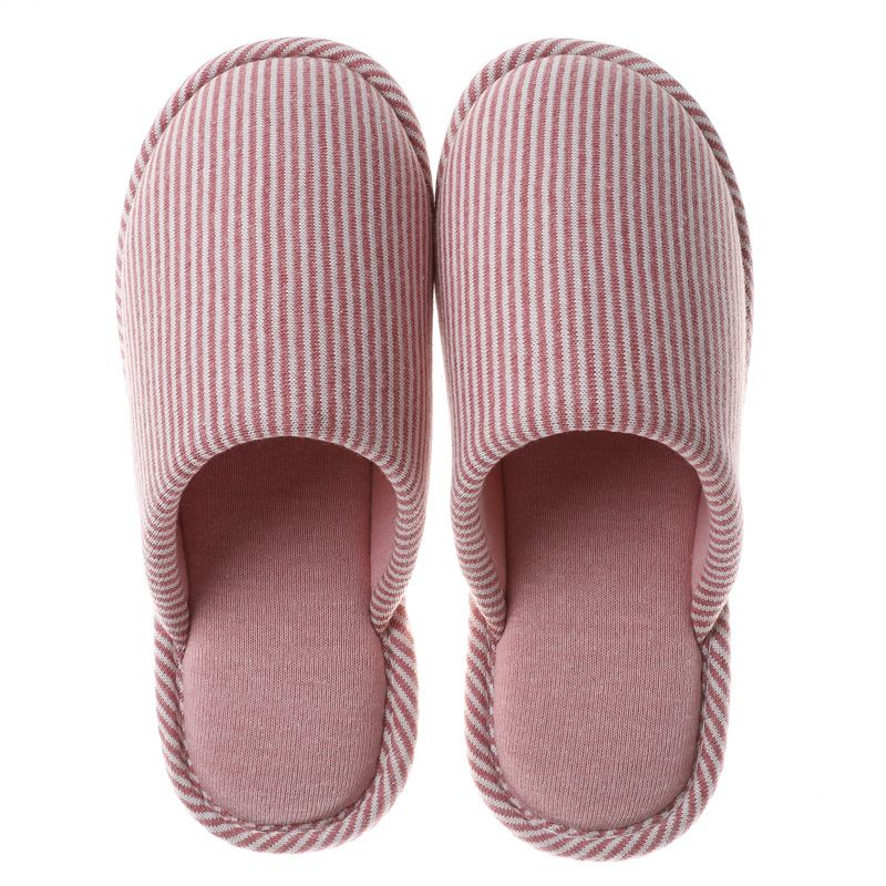 Scarpe da casa in stile giapponese, in cotone, per coppie, per stare al caldo in casa, con tacchi alti primaverili e autunnali, antiscivolo in EVA_voghion.com