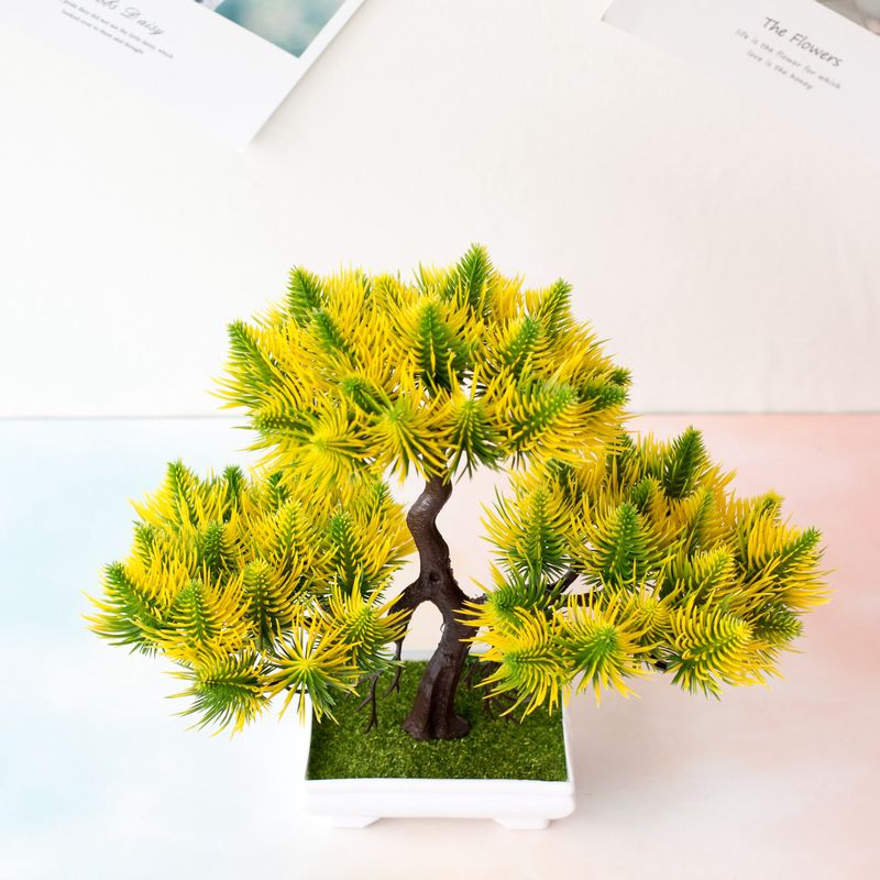 Vendite dirette in fabbrica bonsai Fengshun Lingyun pino plastica fiori artificiali e piante verdi armadietto del vino libreria decorazione della casa ornamenti_voghion.com