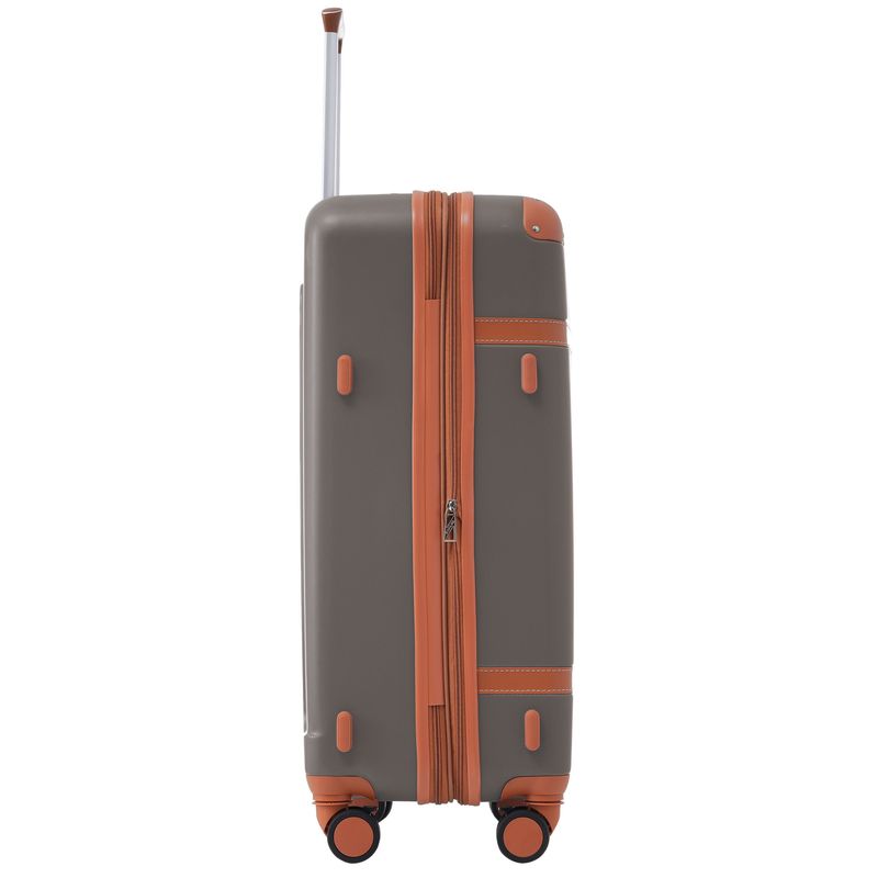 Hartschalen-Kofferset, 4 Rollen, ABS-Material, Mit TSA-Zahlenschloss_voghion.com