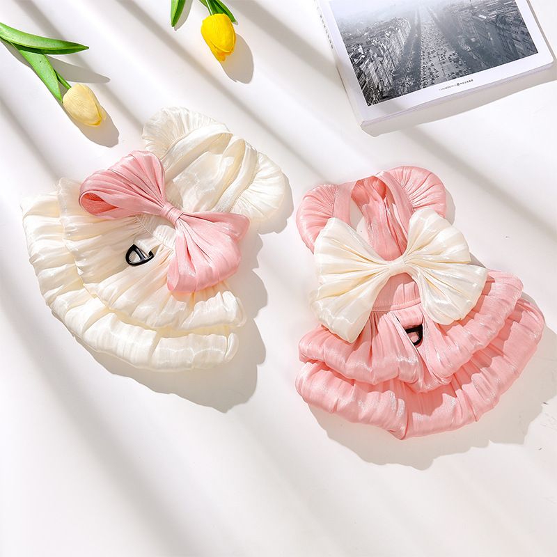 Kleidung Dünne Sommer Katze Ragdoll Fließende Gaze Kätzchen Haustier Prinzessin Kleid_voghion.com