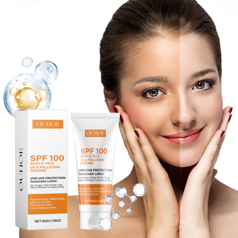 lotion Face Mild Protection Isolation UV Repair Anti Wrinkle Clear Cream_voghion.com