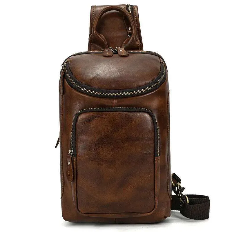 Designer Luufan Herren Brust Echtes Leder Schulter Messenger Männliche Sling Bags Reise Day Pack Tablet Design Crossbody_voghion.com