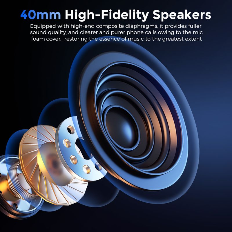 GEARELEC X11 Motorcycle Bluetooth Helmet Hands Free Call IPX6 Waterproof 1000mAh Headset Speakers HiFi Stereo RGB Light_voghion.com
