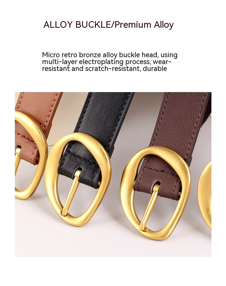 2023 neue Heiße Verkauf Top Schicht Rindsleder Kleine Fashion Echtes Leder Gürtel frauen Vielseitige Gürtel Dekoration Hosen Gürtel_voghion.com