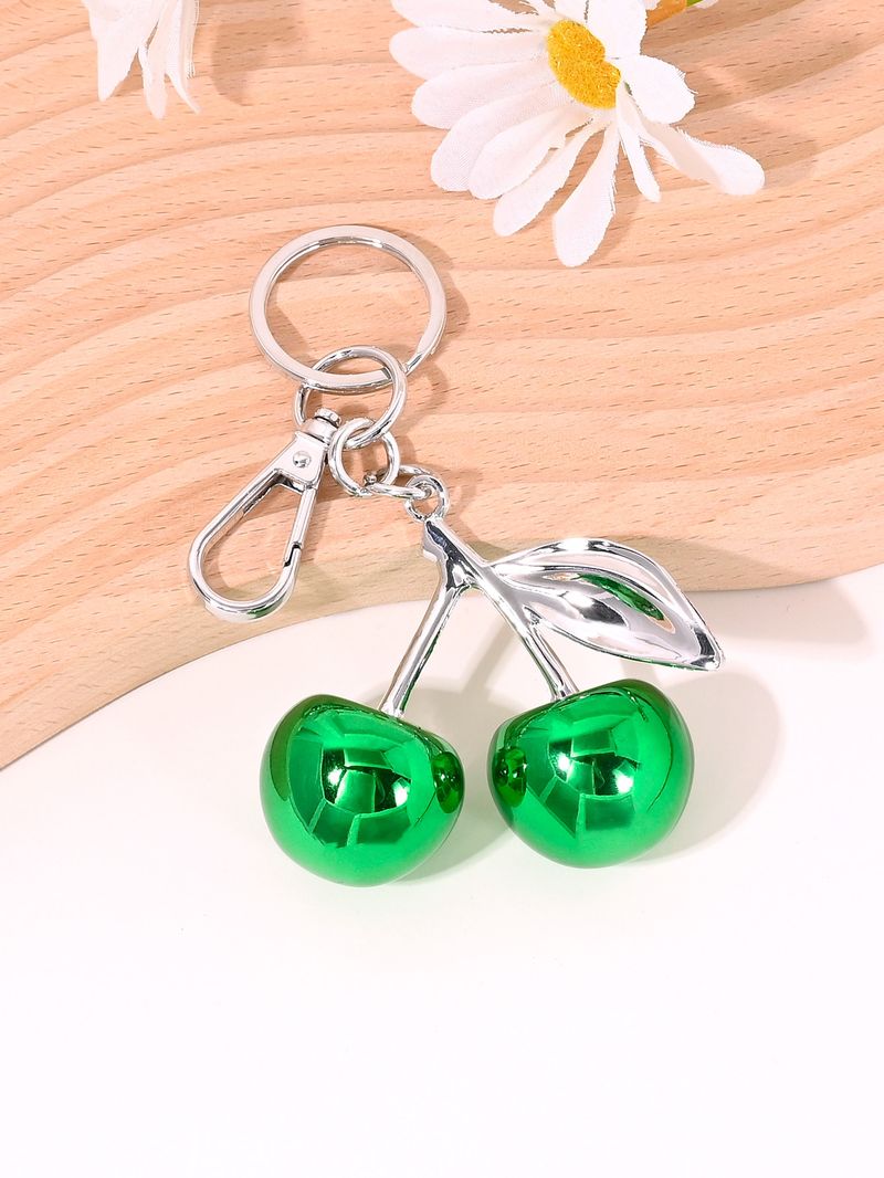 Cherry Bag Exquisite Mirror Fruit Gift Keychain Pendant_voghion.com
