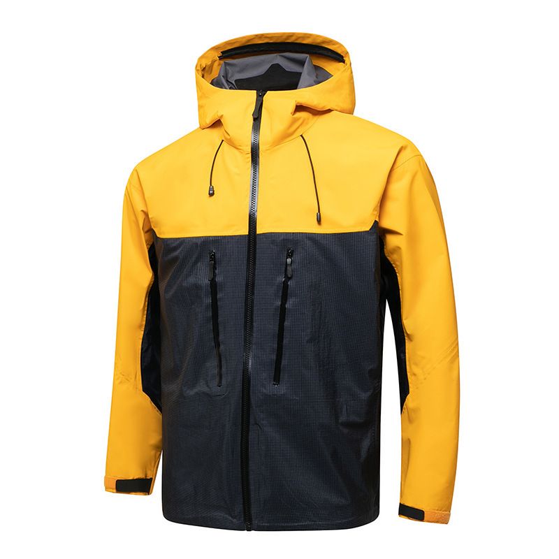 New Spring Autumn Loose Windproof Waterproof Jacket For Men And Women, Lightweight Laminated Hard Shell Coat_voghion.com
