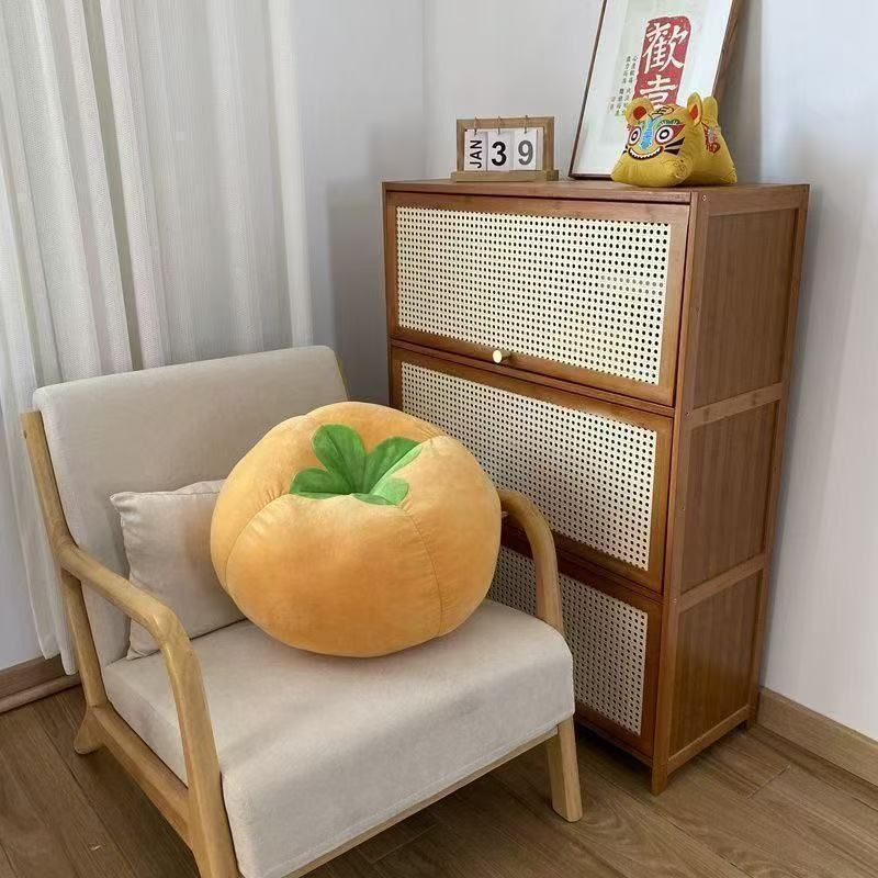 Cuscino da pavimento in peluche a forma di pomodoro, stile patata dolce, creativo, per divano, soggiorno, regalo di compleanno_voghion.com