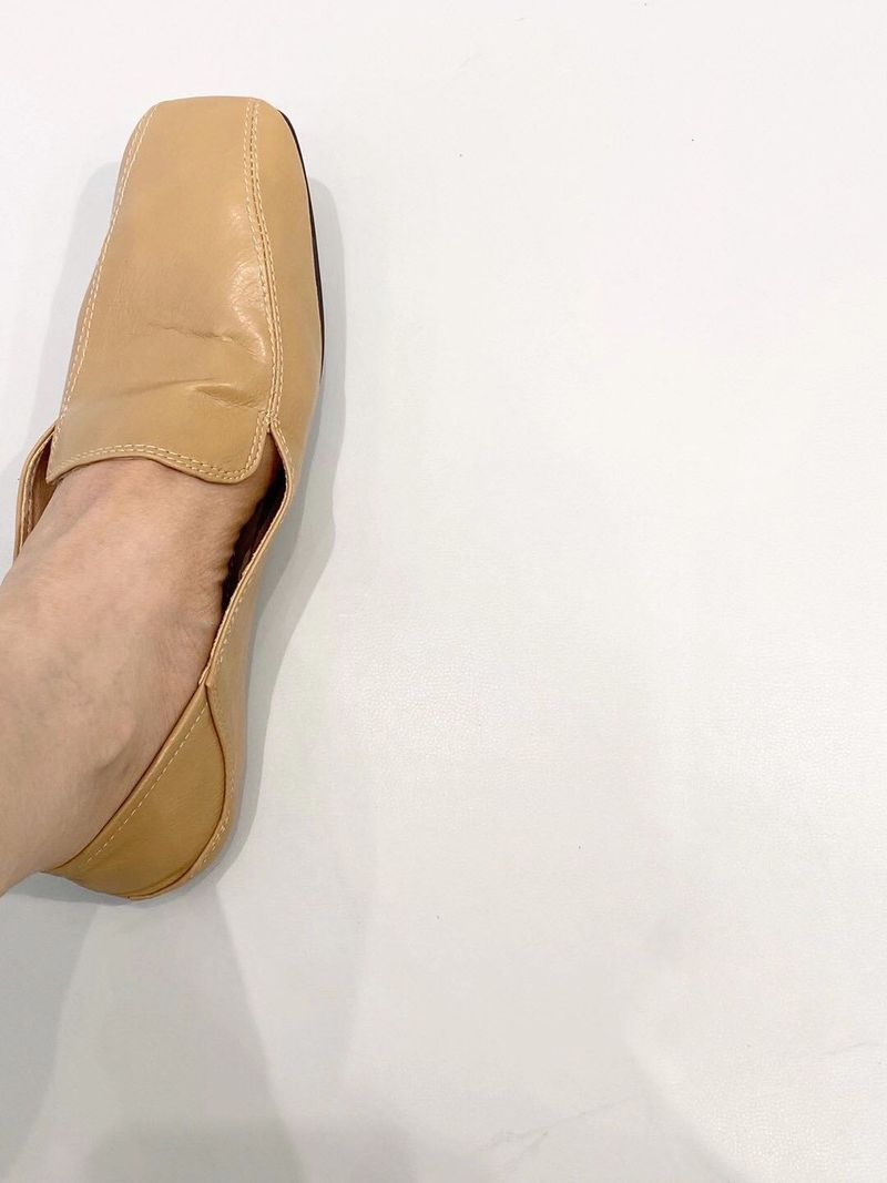Retro Frühling und Sommer Fee Stil weiche Lederschuhe Pedal_voghion.com