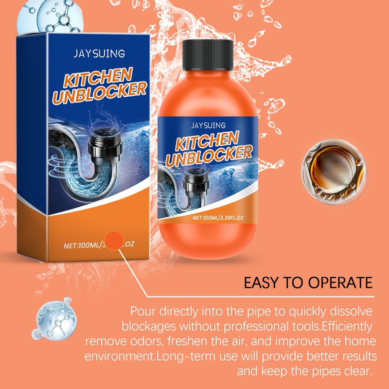 Jaysuing Pipe Unclog Sink Drain Unclog Kitchen Toilet Pipe Drain Dirt Unclog_voghion.com