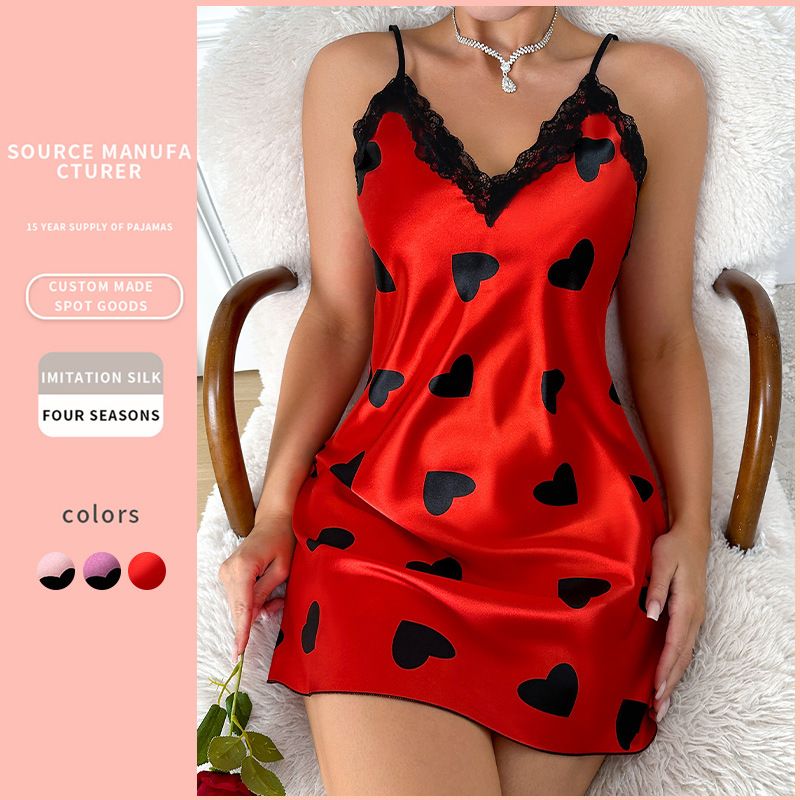 Camicia da notte Daenerys Ice in seta, alla moda, casual, traspirante, con spalline, sexy, senza schienale, per donna_voghion.com