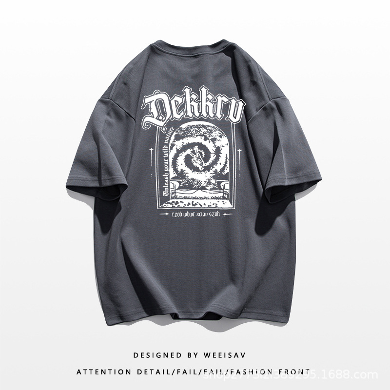 Fashionable New Summer Printed Men's Round Neck T-shirt_voghion.com