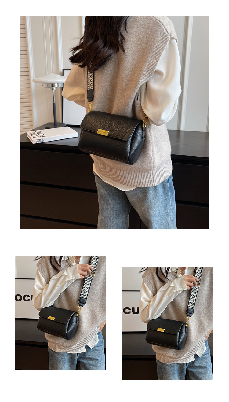Borsa a tracolla in morbida pelle vintage da donna 2023 di nuova moda Texture Borsa a tracolla da donna Borsa a tracolla larga casual versatile Borsa per ascella_voghion.com