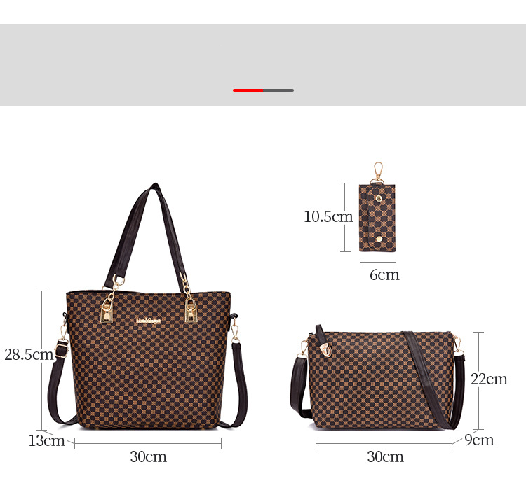Borse da donna, borsa super mamma e bambino, set da sei pezzi, borsa a mano, borsa a tracolla, borsa a tracolla, borsa versatile stampata_voghion.com