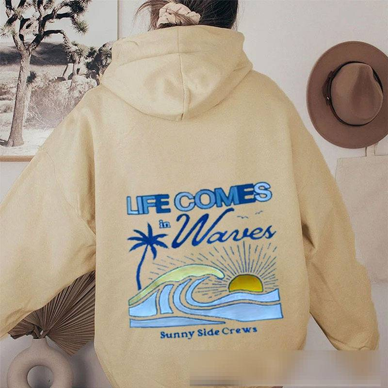 Sweat-shirt à capuche oversize pour homme et femme, épaules tombantes et imprimé stylé – Pull décontracté en mélange de polyester doux pour un style streetwear tendance_voghion.com