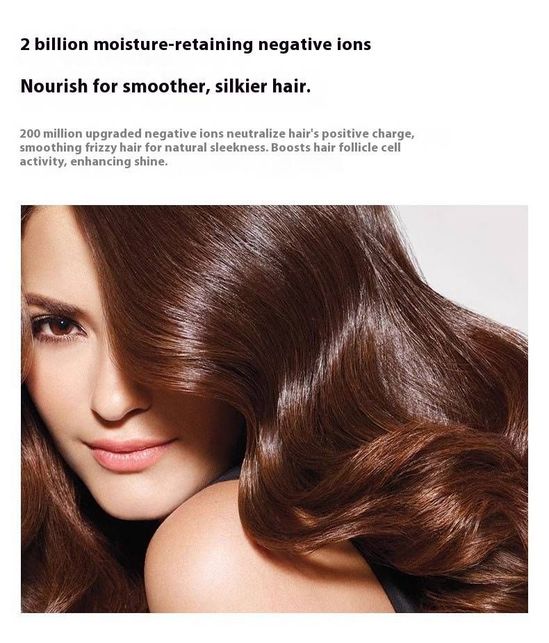 Bladeless Hair Dryer – 1500W Brushless Motor, 3-Speed & Negative Ion, Hot/Cold Air For Salon-Quality Styling_voghion.com