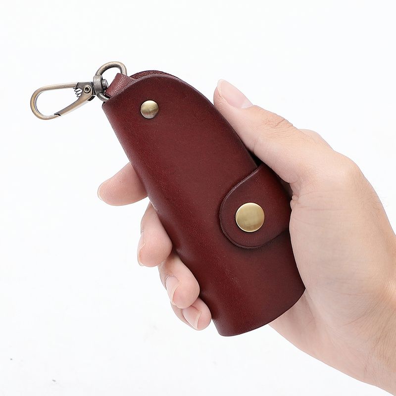 Echtes Leder Brieftasche Taille Hängen Hause Auto Männer Schlüssel Lagerung Tasche Top Schicht Rindsleder_voghion.com