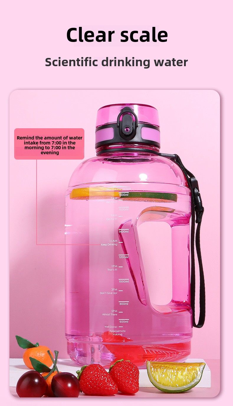 Large Capacity Gallon Pot Vat Water Cup 2 Liters With Capacity Scale Bottle Ton Ton Barrel_voghion.com